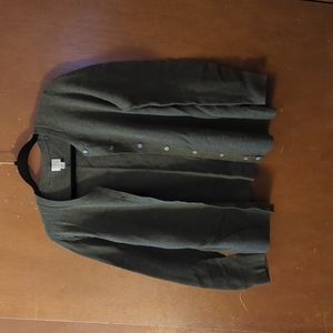 Olive button down cardigan